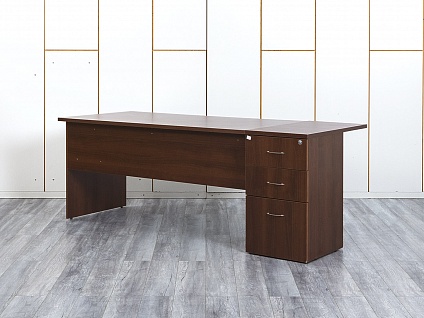Комплект офисной мебели стол с тумбой  1 600х800х750 ЛДСП Вишня   (СППШк-28034)