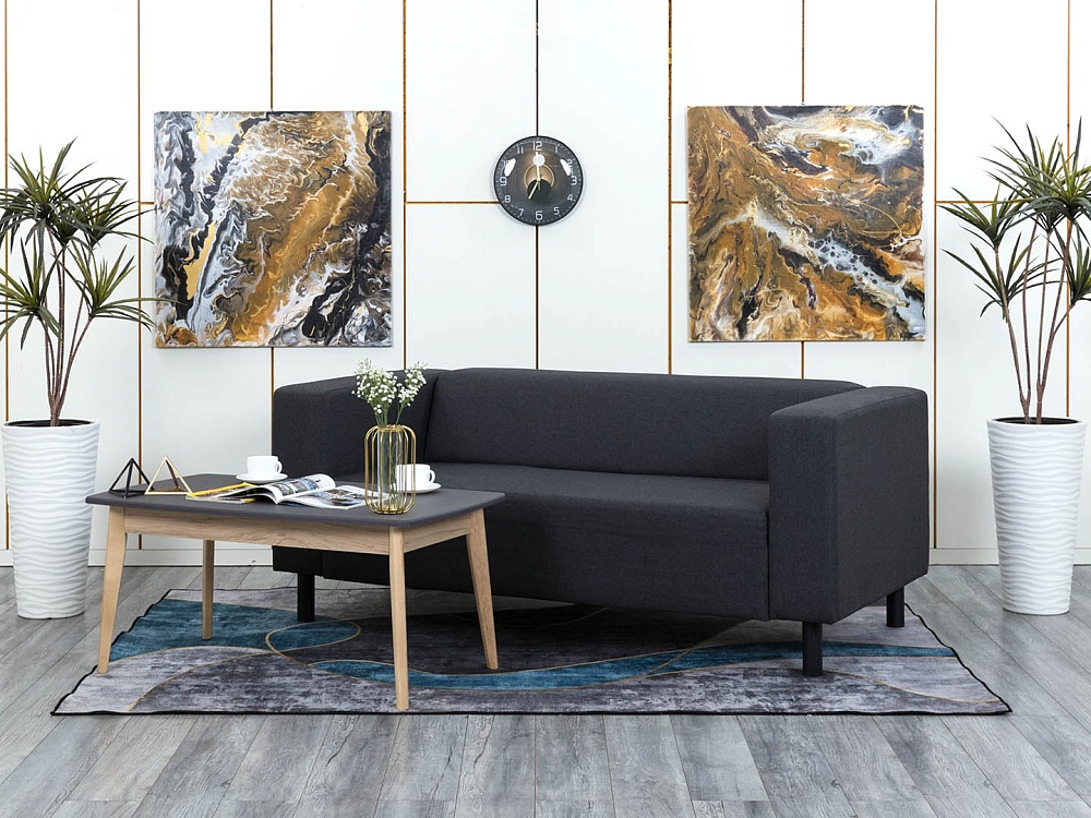 Офисный диван  Ткань Серый   (ДНТС-30094)