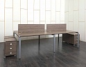 Купить Комплект офисной мебели  2 800х1 480х750 ЛДСП Зебрано   (СППЗК-09031)