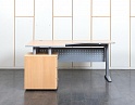 Купить Комплект офисной мебели стол с тумбой  1 600х1 600х750 ЛДСП Ольха   (СПУЛКл-11120)