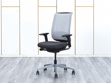 Офисное кресло для персонала  SteelCase Ткань Серый Reply Air  (КПТС-10014)