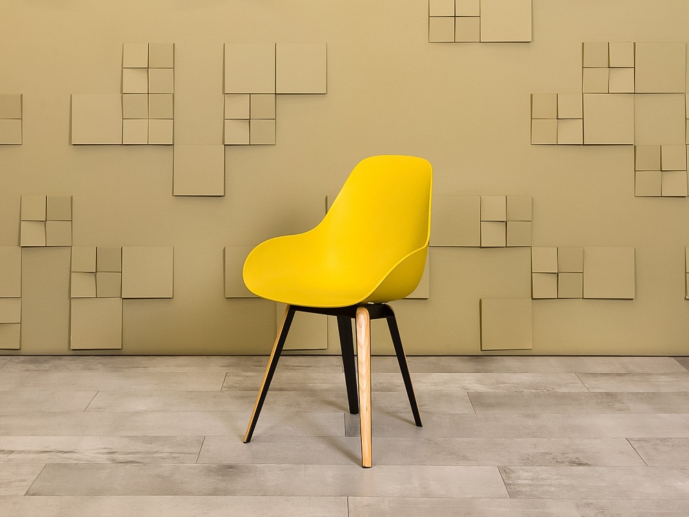 Офисный стул  Kubikoff Пластик Жёлтый Италия  УНПЗ-04026