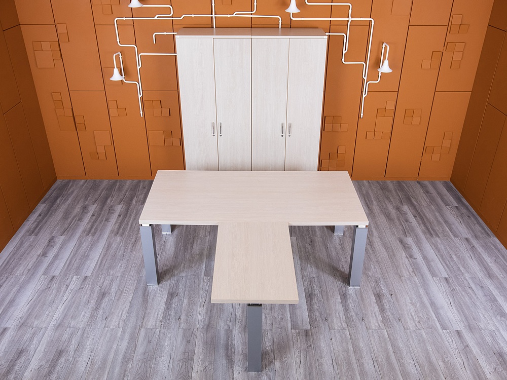 Кабинет руководителя Sinetica 2 000х2 000х730 ЛДСП Зебрано TAO  (КРЗ-09104)