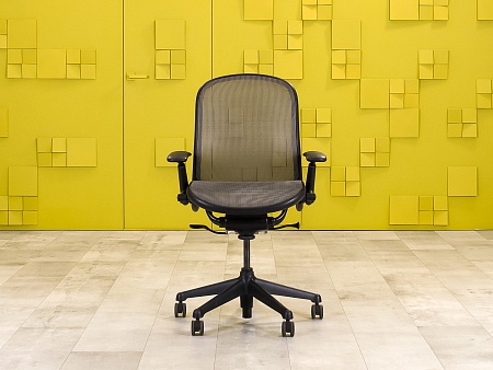 Офисное кресло для персонала на колесах CHADWICK KNOLL Сетка Серый США  КПТС-110923