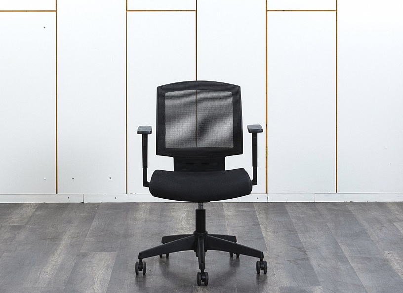 Офисное кресло для персонала   Сетка Черный   (КПСЧ-02023)