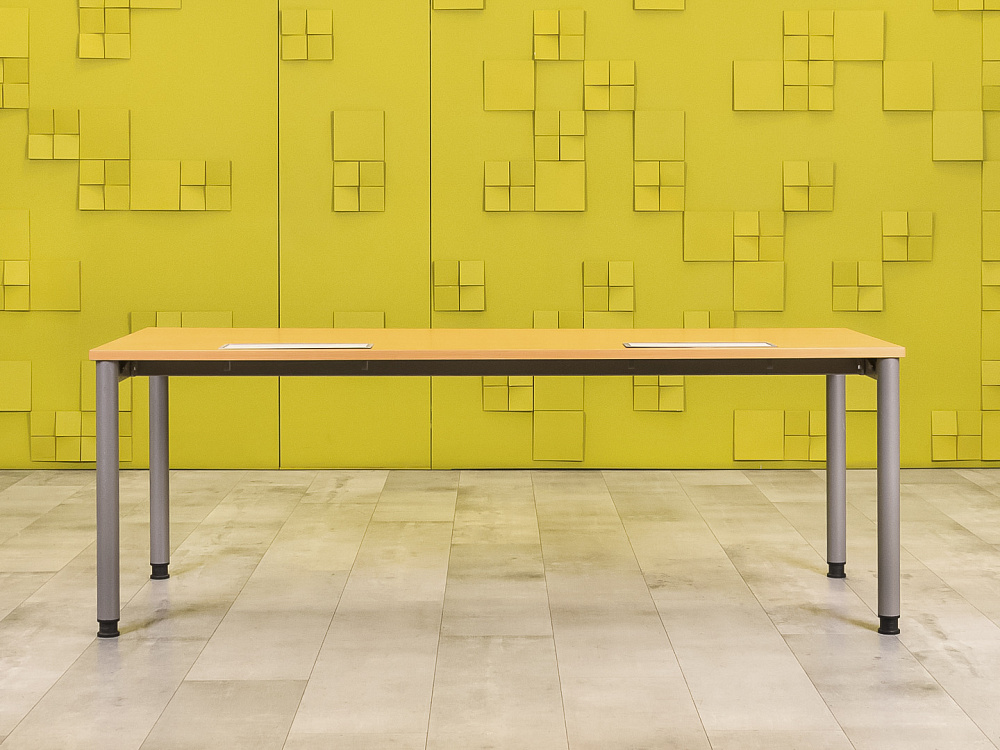 Стол для руководителя  Steelcase ЛДСП Бук Германия  СРПВ2-071223
