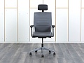 Офисное кресло руководителя  Haworth Кожа Серый Comforto 5910  (КРКС-07121)