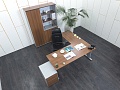 Кабинет руководителя Bene 1 800х1 800х750 Шпон Орех   (КРХ2-06091)
