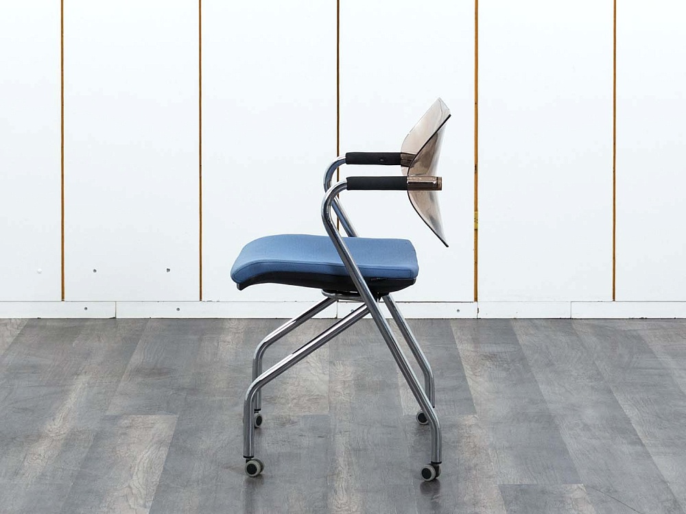 Конференц кресло для переговорной  Синий Ткань LUXY Aire JR  (УНТН-21013)