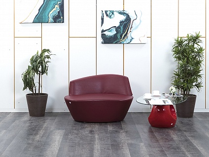 Офисный диван Tacchini Кожа Красный Polar Sofa  (ДНКК-21042)