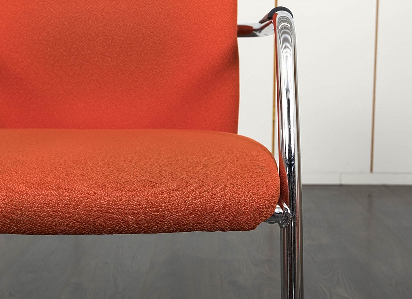Конференц кресло для переговорной  Оранжевый Ткань ORGSPACE HEADWAY  (УДТО-09061)