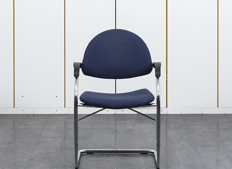Конференц кресло для переговорной  Синий Ткань VITRA   (УДТН-15111)
