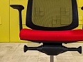 Офисное кресло для персонала на колесах Profim Ткань Красный Польша_КПТК-160323