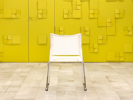 Конференц кресло для переговорной Пластик Белый Россия  УДПБ-240924