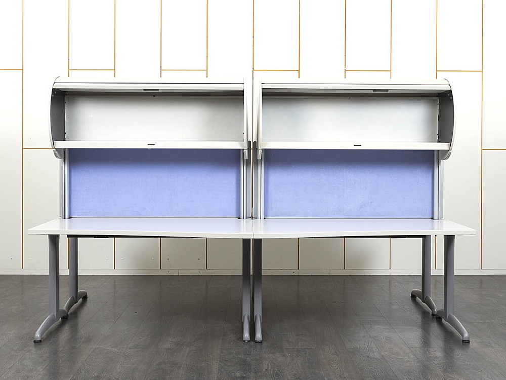 Комплект офисной мебели SteelCase 2 800х1 600х1 720 ЛДСП Серый   (КОМС-29071)