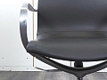 Офисное кресло руководителя  Bartoli Design Кожа Серый Mercury HB  (КРКС-24052)