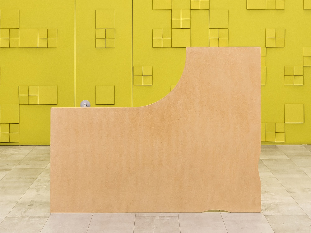 Офисный стол угловой  ЛДСП Бук  СПУВ-02125