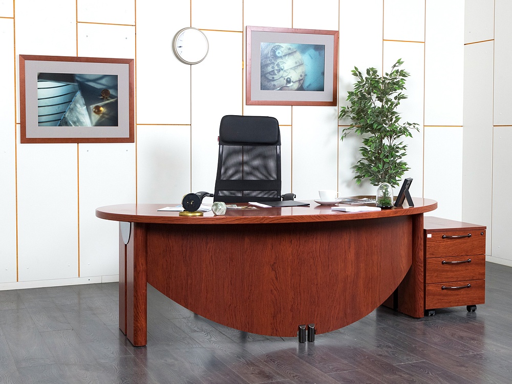 Стол для руководителя Tazio 2 150х1 150х730 Дерево Махагон   (СРПШК-04120)