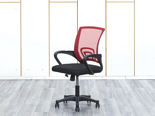 Офисное кресло для персонала  LARK Сетка Красный   (КПСК-04074)