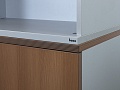 Кабинет руководителя Bene 1 800х1 800х750 Шпон Орех   (КРХ2-06091)