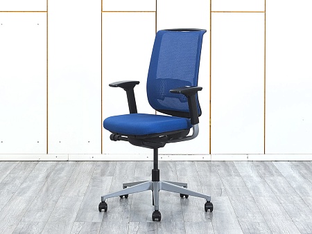 Офисное кресло для персонала  SteelCase Сетка Синий Reply Air  (КПСН-29074)