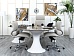 Стол для руководителя CATTELAN ITALIA 2 600х2 300х750 Мрамор Коричневый Piero De Longh  (СРОК-17094)