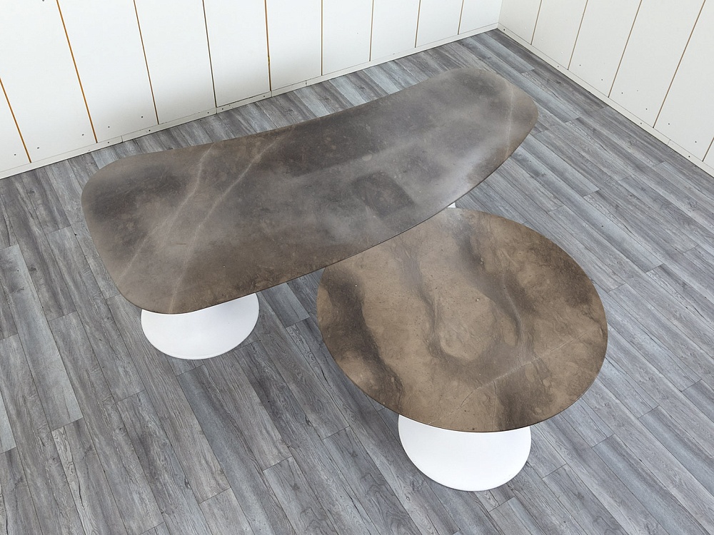 Стол для руководителя CATTELAN ITALIA 2 600х2 300х750 Мрамор Коричневый Piero De Longh  (СРОК-17094)