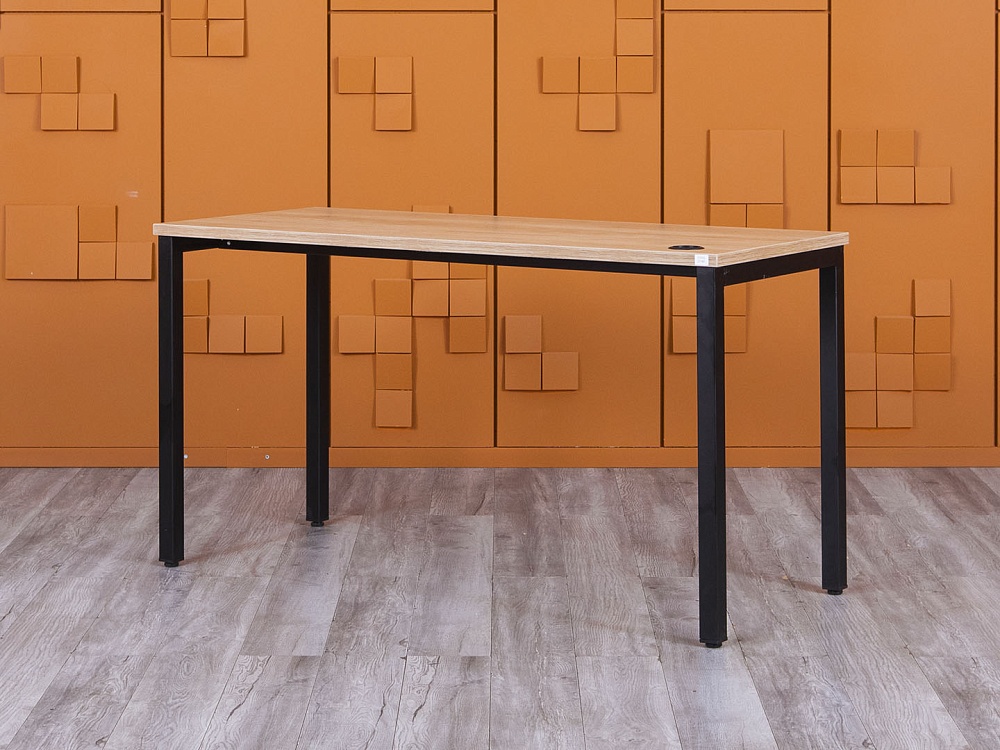 Офисный стол прямой  1 400х600х750 ЛДСП Зебрано   (СППЗ-21085)