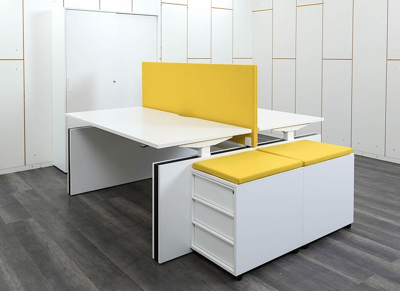Комплект офисной мебели Narbutas 1 600х1 640х1 200 ЛДСП Белый Motion  (КОМБ-14023)