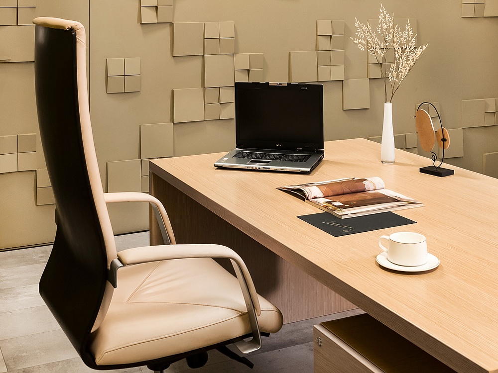 Стол для руководителя 1900x1000 ДСП Зебрано Италия_СРПЗ-280423