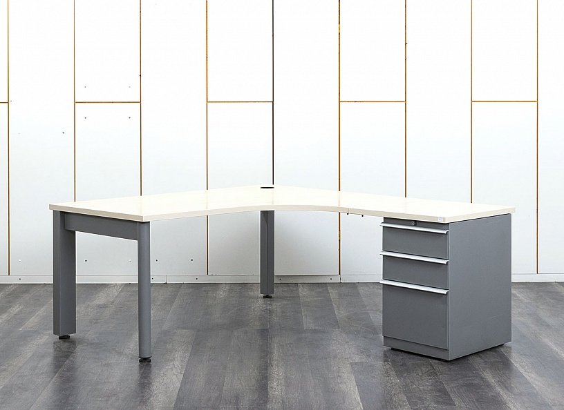 Комплект офисной мебели стол с тумбой Bene 1 625х1 830х720 ЛДСП Бук   (СПУВК1п-09112)