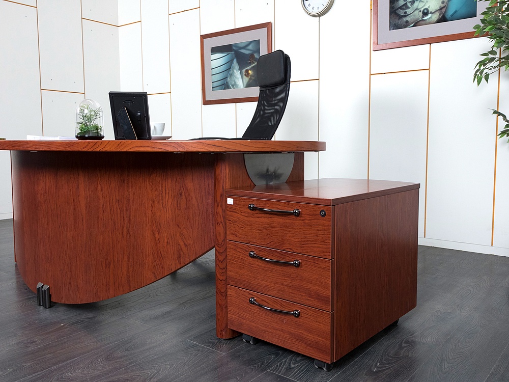 Стол для руководителя Tazio 2 150х1 150х730 Дерево Махагон   (СРПШК-04120)
