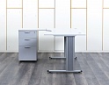Купить Комплект офисной мебели стол с тумбой  1 400х1 435х740 ЛДСП Серый   (СПУСКл-27072)