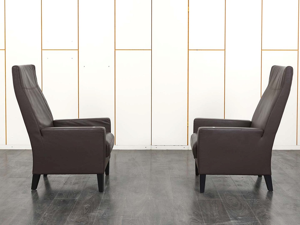 Комплект из 2-х кресел Walter Knoll Кожа Коричневый   (КНККК-30011)