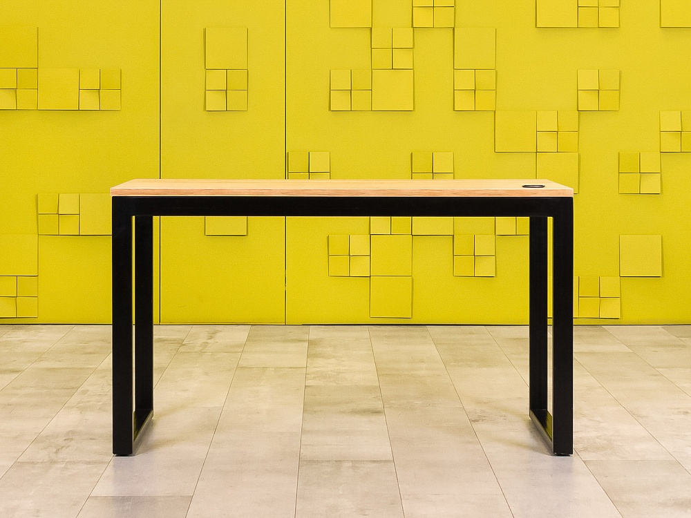 Офисный стол прямой ЛДСП Зебрано Россия  СППЗ-18075