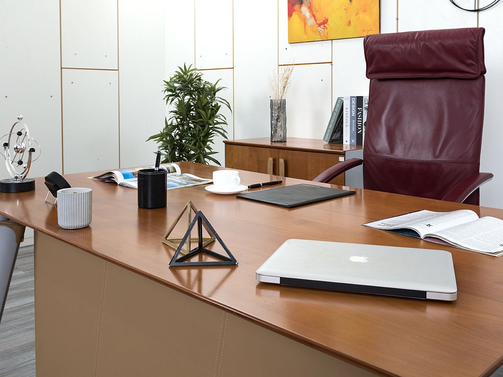 Стол для руководителя Codutti 1 800х1 000х720 МДФ Орех Master Point  (СРПХ-11064)