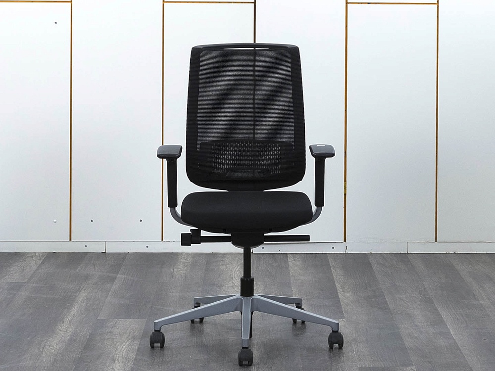Офисное кресло для персонала  SteelCase Ткань Черный Reply Air  (КПТЧ-07122)