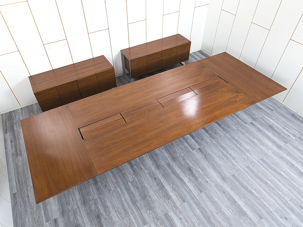 Офисный стол для переговоров Bene 4 270х1 520х740 Шпон Орех   (СГПХ-12123)