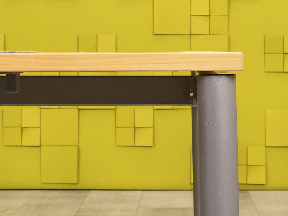 Стол для руководителя  Steelcase ЛДСП Бук Германия  СРПВ-23036