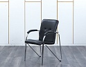 Купить Конференц кресло для переговорной  Черный Кожзам Самба   (УНКЧ-03043)