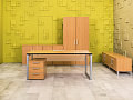 Кабинет руководителя  Steelcase ЛДСП Ольха Франция  КРЛ2-04026