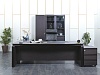 Кабинет руководителя EUR/QUARANTA  2 300х2 200х750 Шпон Венге   (КРЕ-28121)