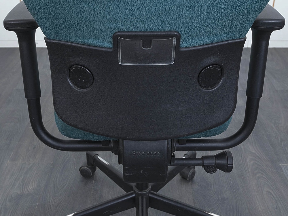 Офисное кресло руководителя  SteelCase Ткань Зеленый   (КРТЗ-20121)