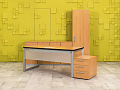 Кабинет руководителя  Steelcase ЛДСП Ольха Франция  КРЛ1-04026
