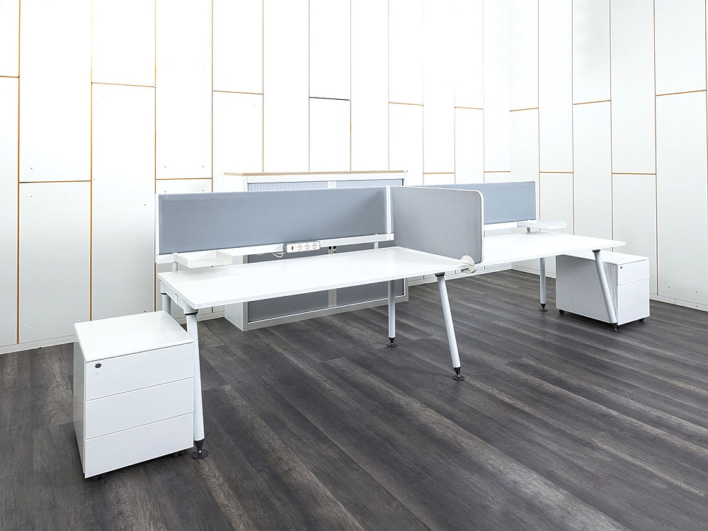 Комплект офисной мебели Herman Miller 3 200х880х1 180 ЛДСП Белый   (КОМБ2-13112)