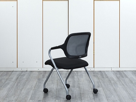 Конференц кресло для переговорной  Черный Сетка Sunon   (КПСЧ-31104)