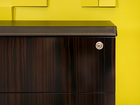 Кабинет руководителя Flute ORA Шпон Орех Италия_КРХ-040423