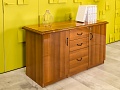 Офисный стол для переговоров CANNES Goodfurniture 1200x1200x760 МДФ Орех Италия_СГКХК-070524
