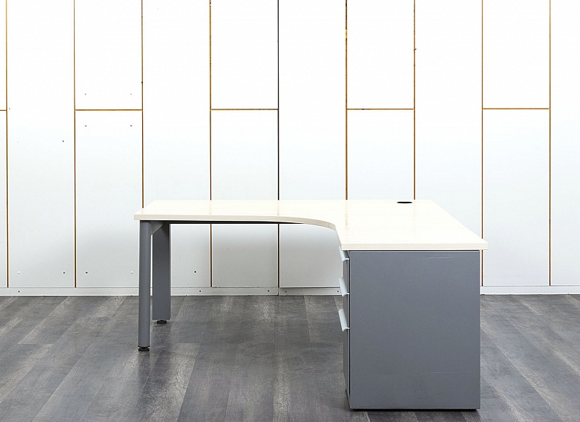 Комплект офисной мебели стол с тумбой Bene 1 625х1 830х720 ЛДСП Бук   (СПУВК1п-09112)