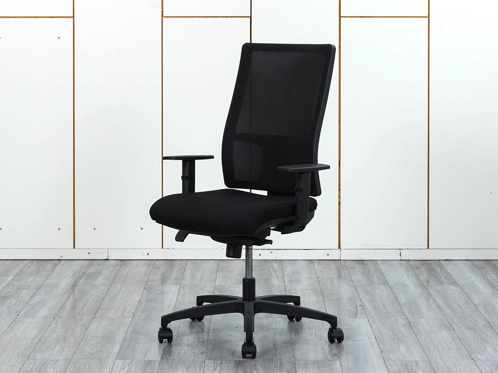 Офисное кресло для персонала  Sitland  Сетка Черный   (КПСЧ1-19094)